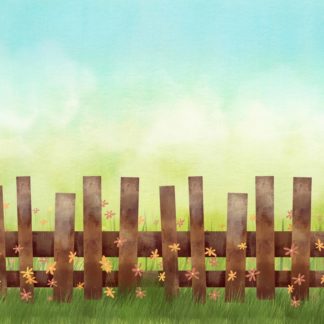 FLO05 Fence with Small Flowers